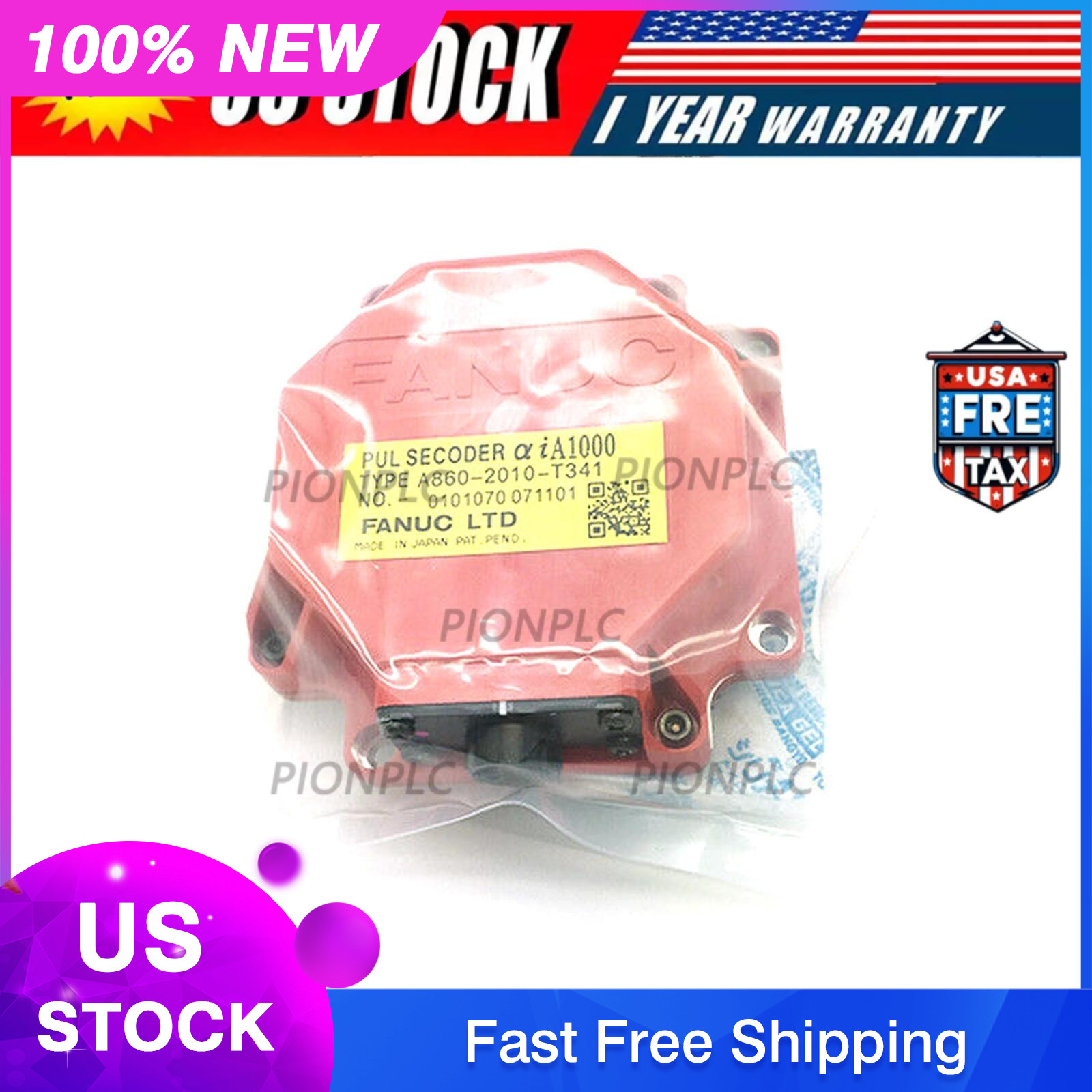 New In Box FANUC A860-2010-T341 Pulse Coder US Free TAX