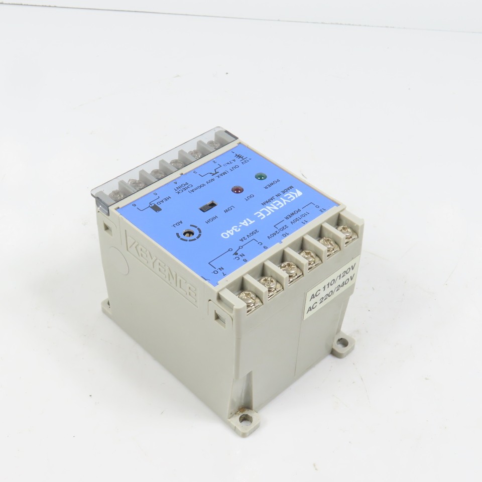 Keyence TA-340 40V 100mA Amplifier Unit 110/120 220/240V Input