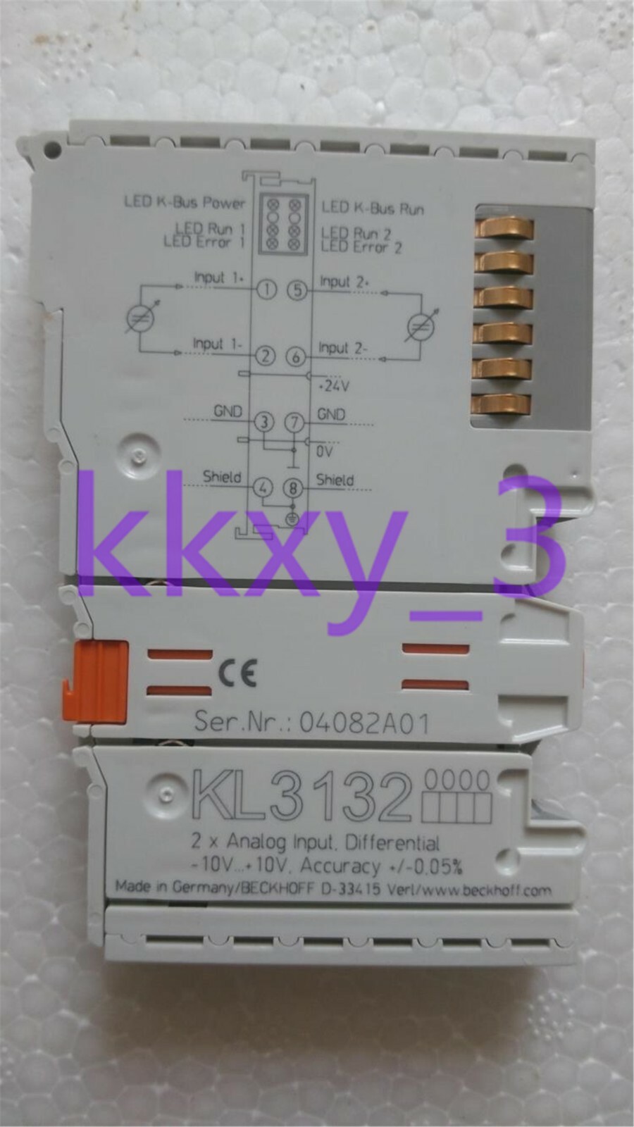 1 PCS BECKHOFF KL3132 PLC module tested
