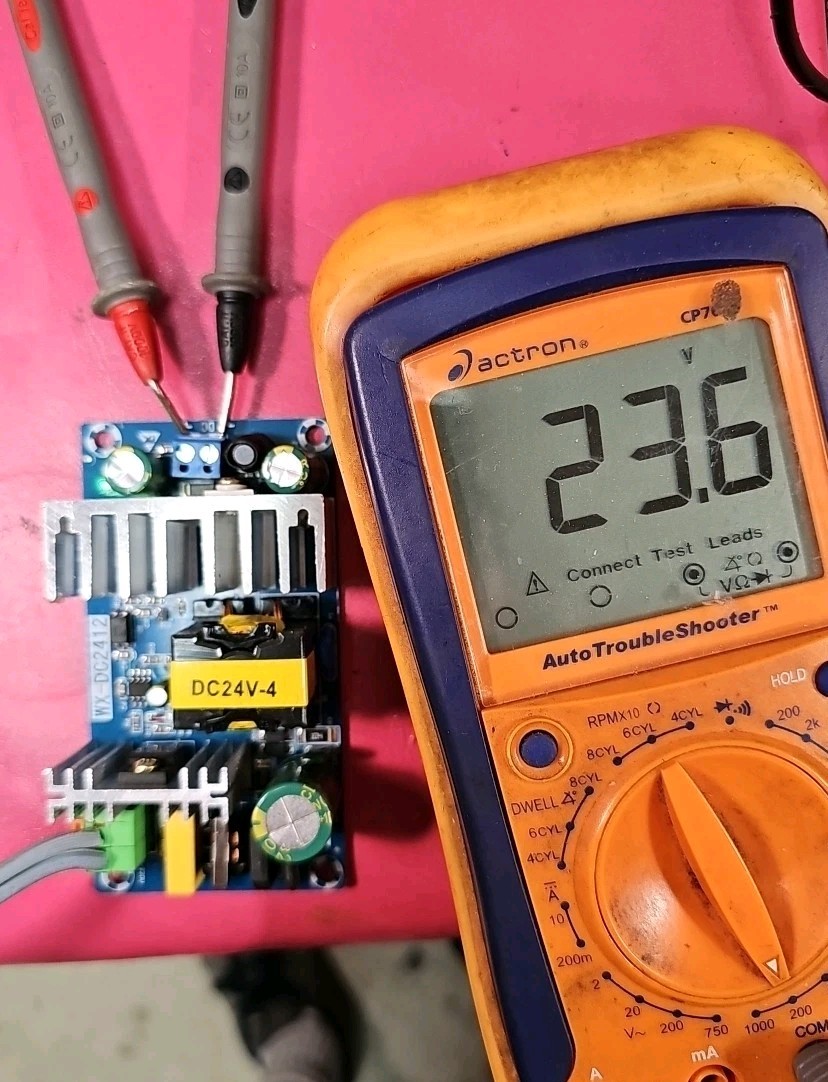 24 Volt DC . POWER SUPPLY.WX-DC2412 SWITCH Mode POWER SUPPLY BOARD