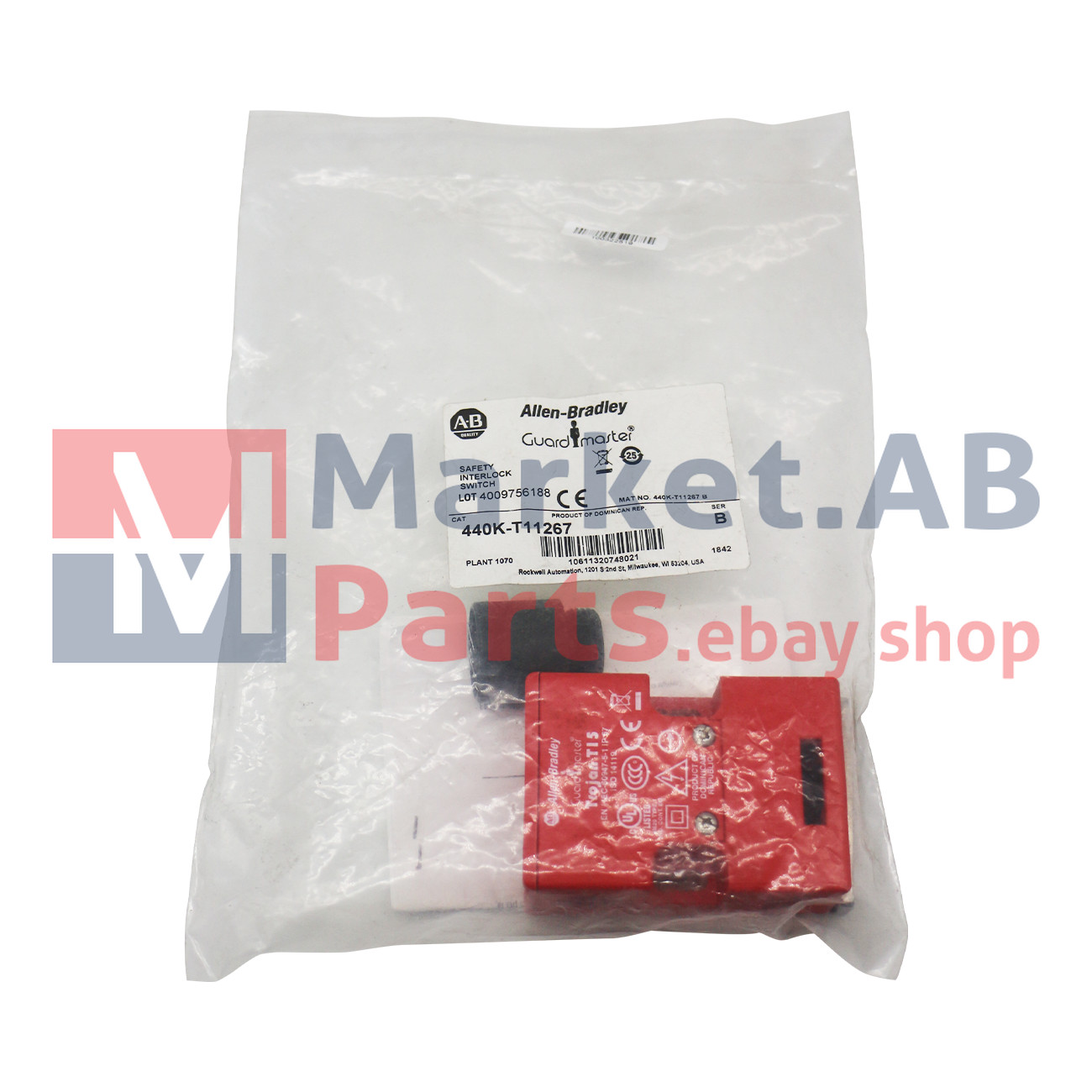 New Allen Bradley 440K-T11267 Guardmaster Trojan T15 Tongue Interlock