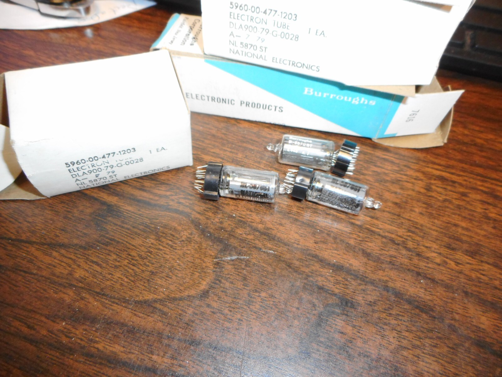 B5870ST/NL5870ST Nixie Tube NOS LOT OF 3 EACH