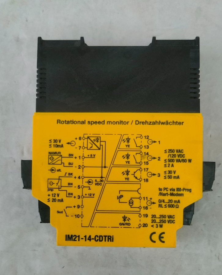 TURCK IM21-14-CDTRI ROTATION SPEED MONITOR