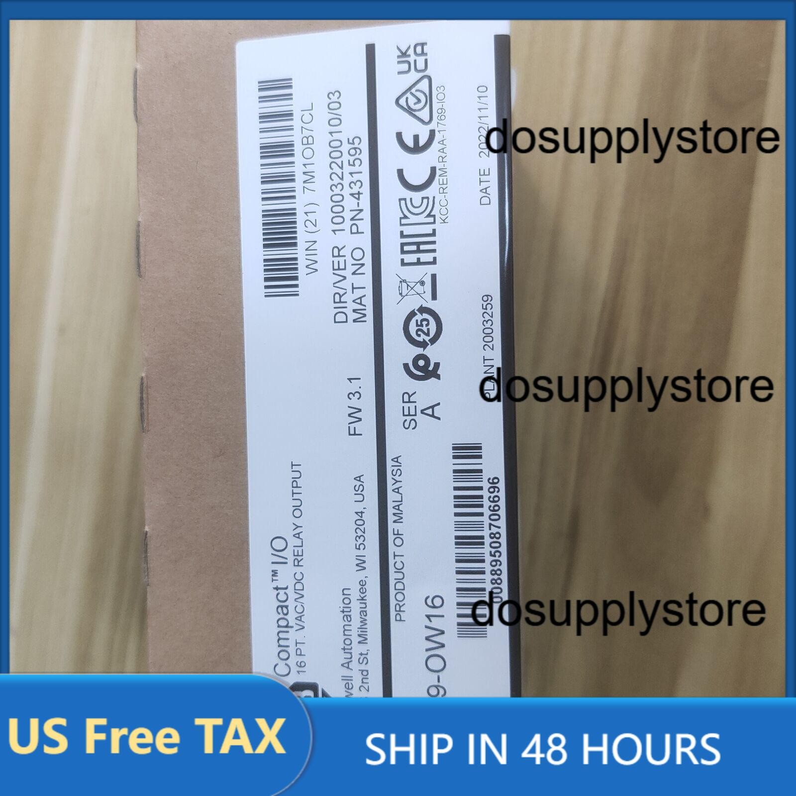 New Sealed Allen-Bradley 1769-OW16 CompactLogix Relay Output Module US Free Tax