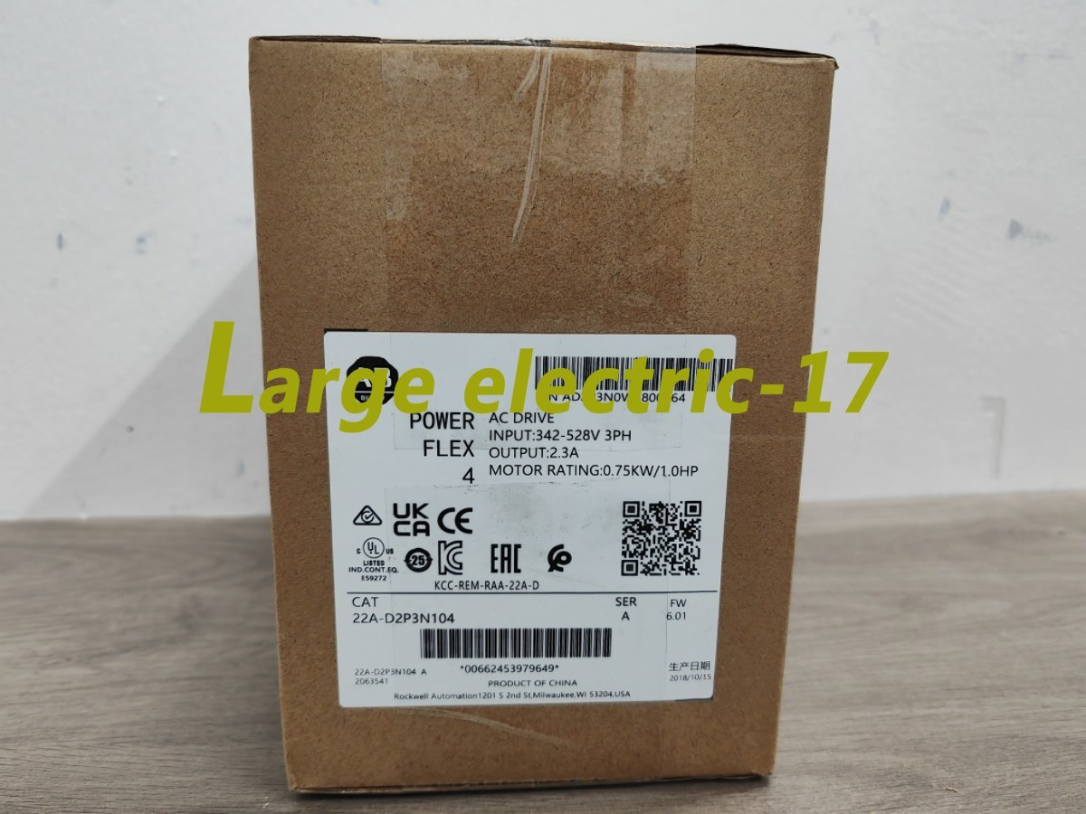 NEW AB 22A-D2P3N104 Powerflex 4 AC Drive 1HP 22AD2P3N104