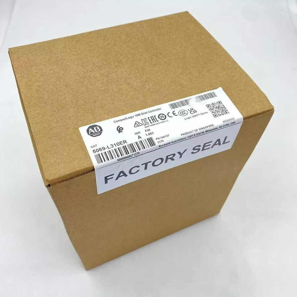 New Sealed 5069-L310ER Series A CompactLogix 5380 1MB Enet Motion Controller