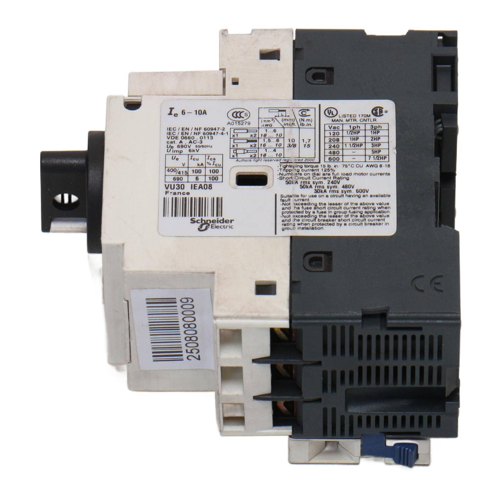 GV2-P14-6-10A + GVAN11 TELEMECANIQUE, “GV2-P14-6-10A + GVAN11 Telemecanique ….