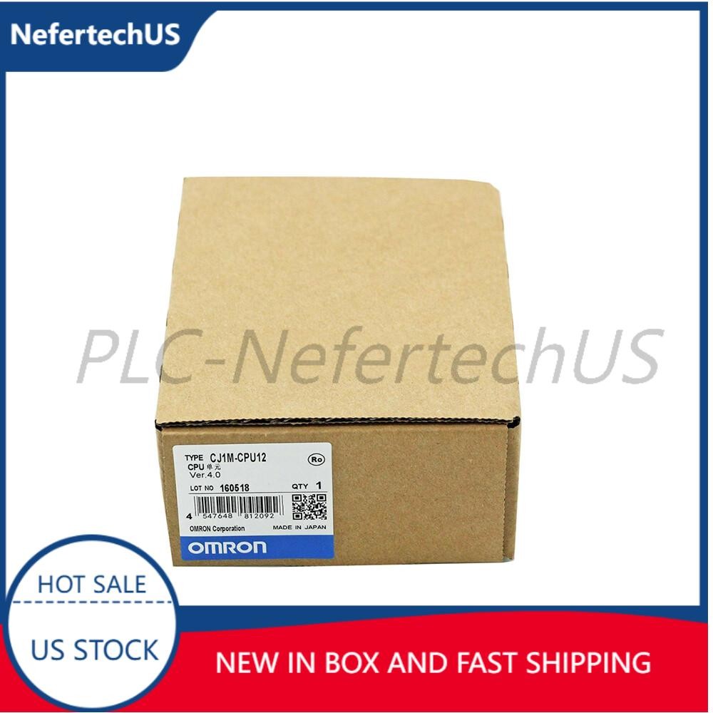 NEW OMRON CJ1M-CPU12 PLC Controls Module IN BOX