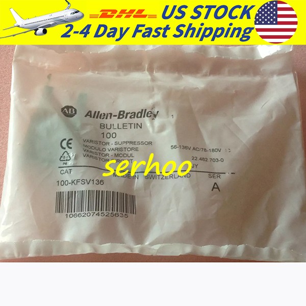 Brand New Allen-Bradley 100-KFSV136 Varistor Suppressor Free Shipping