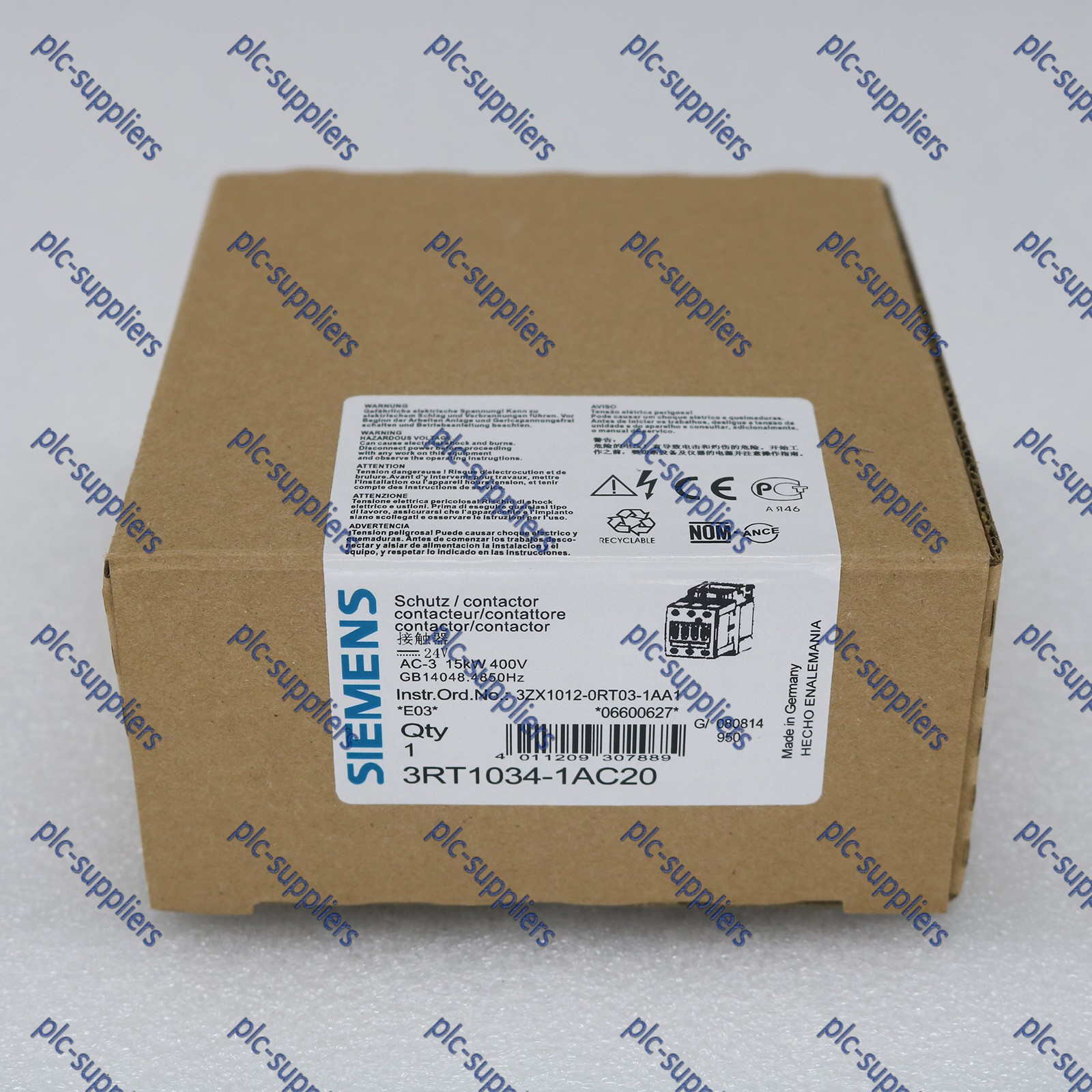 NEW 1PC For SIEMENS Contactor 3RT1034-1AC20 3RT10341AC20