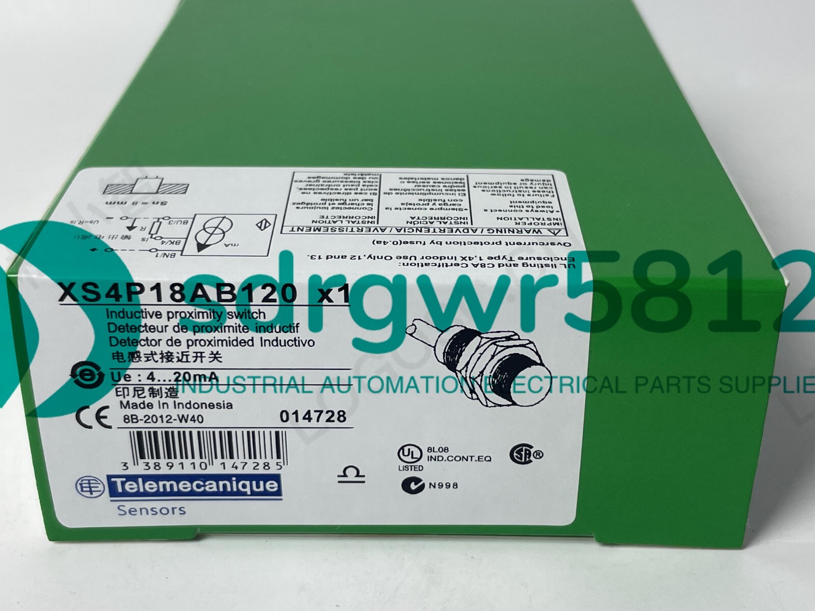 1PCS NEW XS4P18AB120 Proximity Switch Sensor
