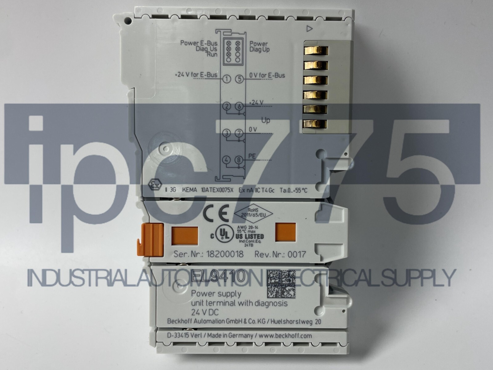 New BECKHOFF EL9410 EL 9410 PLC Module Power Supply Terminal