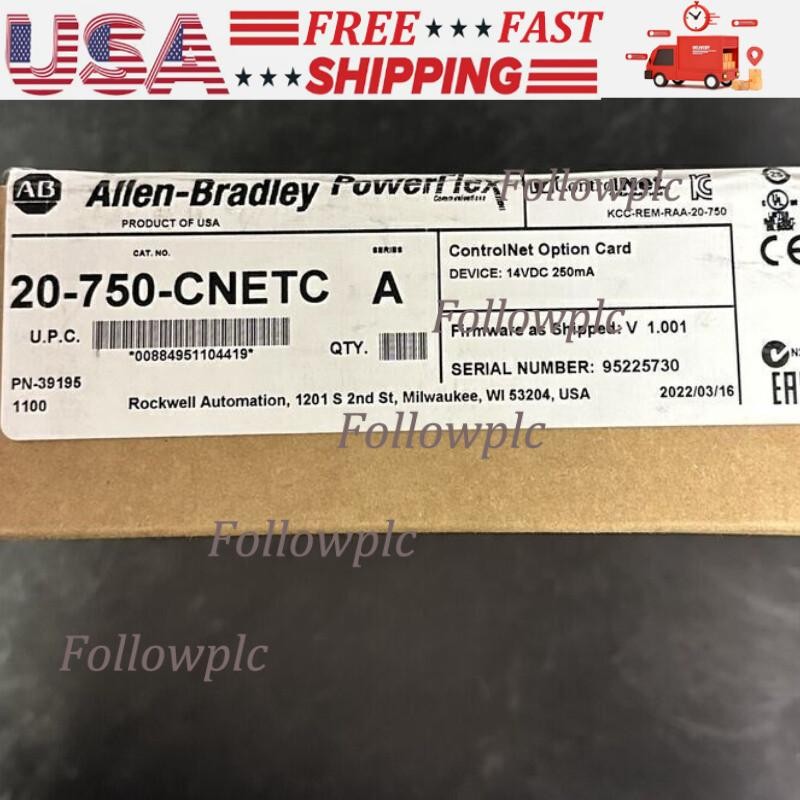 NEW Allen-Bradley 20-750-CNETC 14VDC F/W V1.001 NEW SEALED! US Free Tax