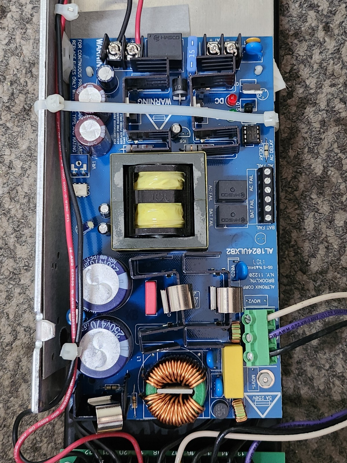 Altronix AL1024ULXB2 Power Supply & 5130-065-09 Autocall 5200-459 Mp20 Board