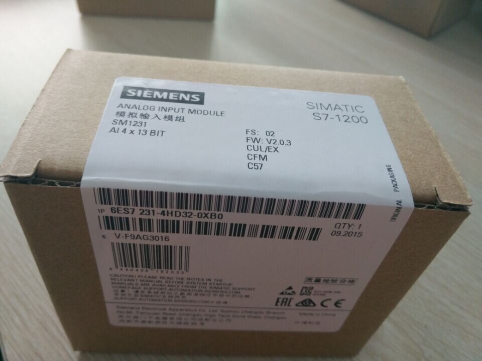 New Siemens Analog input Module 6ES7231-4HD32-0XB0 6ES7 231-4HD32-0XB0 In stock