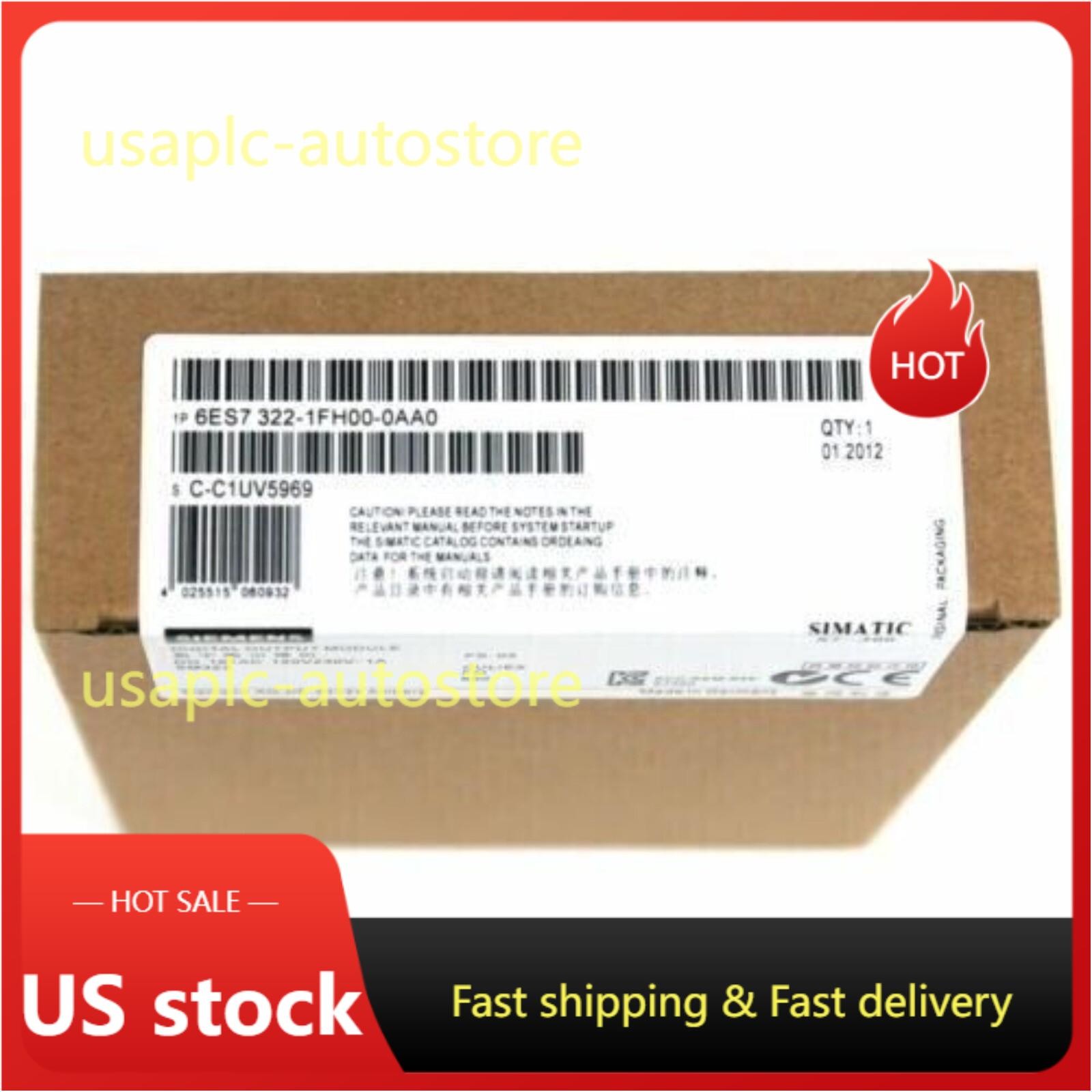 New Siemens 6ES7322-1FH00-0AA0 6ES73221FH000AA0 S7-300, Digital output SM 322