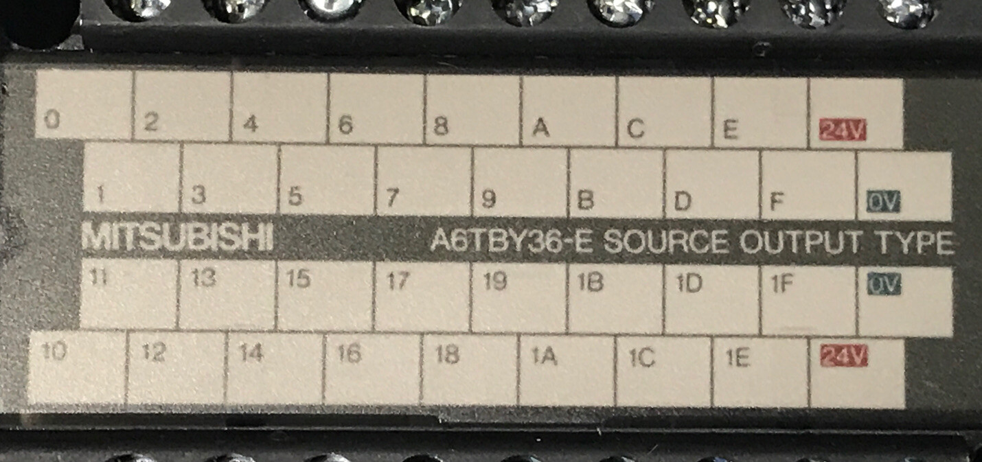 Mitsubishi A6TBY36-E Terminal Board – 1 each