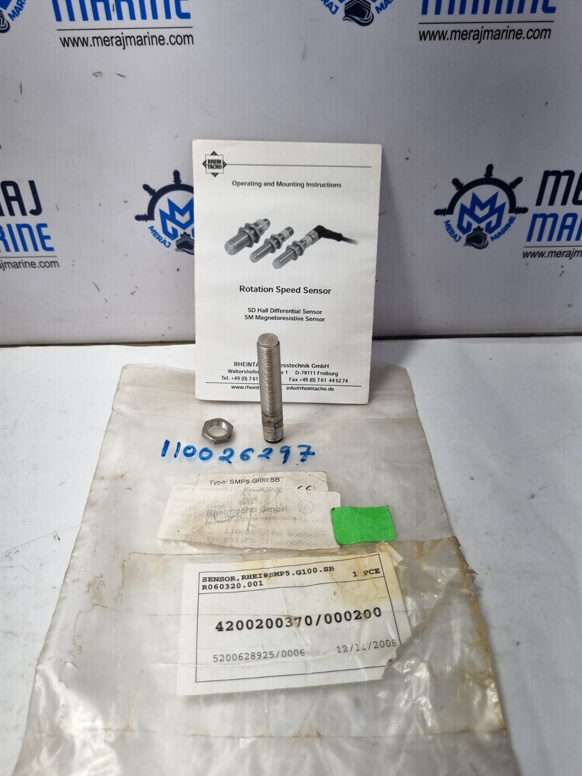 Rheintacho SMP5.GI00.SB Rotation Speed Sensor SMP5GI00SB