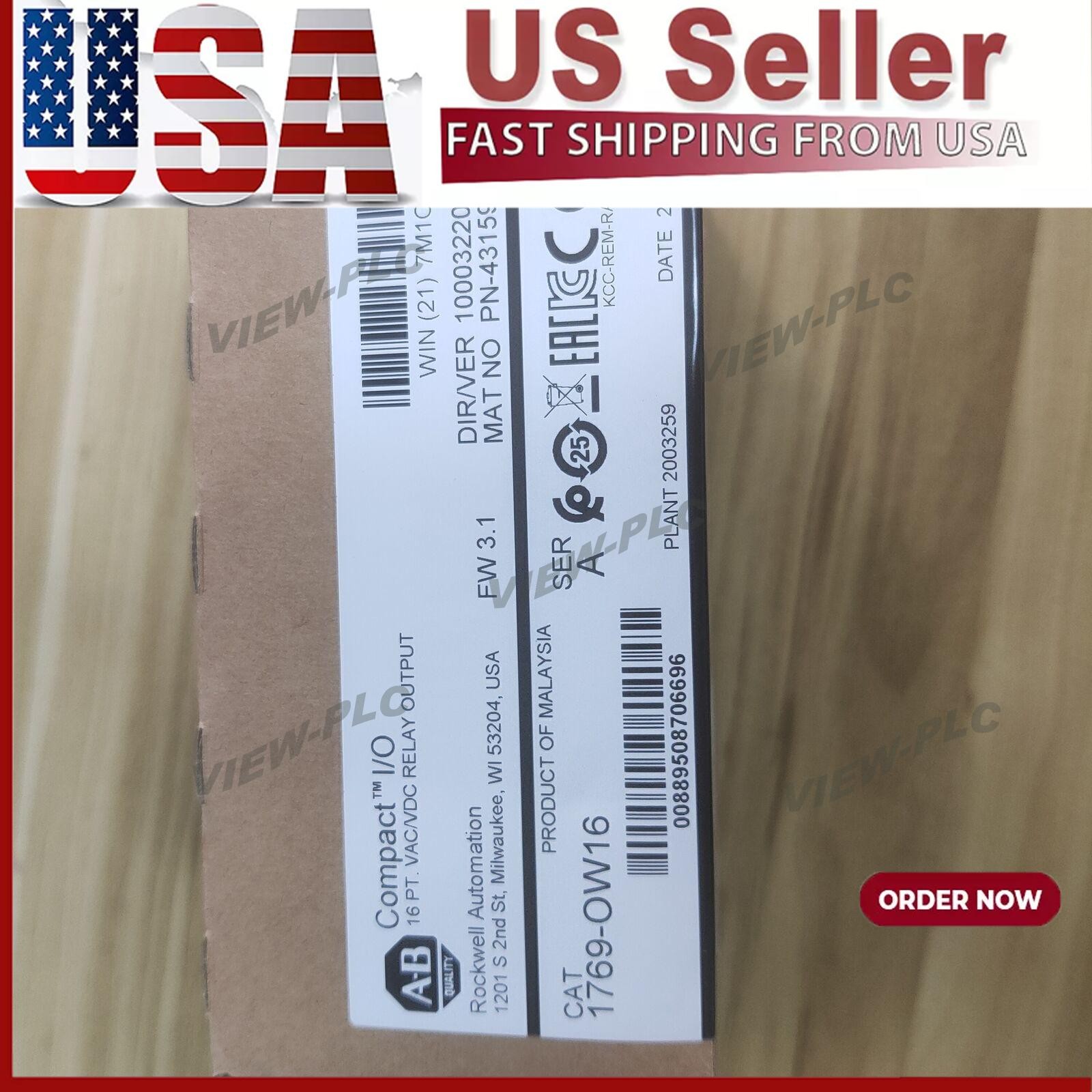 New Sealed Allen-Bradley 1769-OW16 CompactLogix Relay Output Module US Free Tax