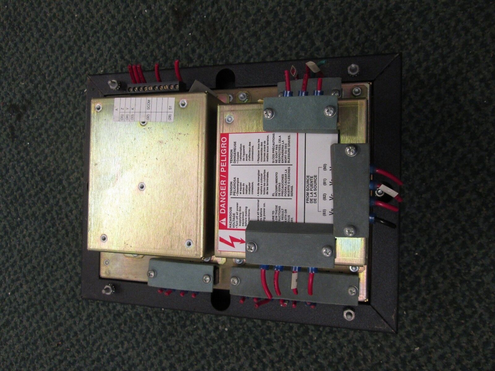 Square D Power Logic Circuit Monitor 3020/CM2350 With 3020 IOM-11 Used