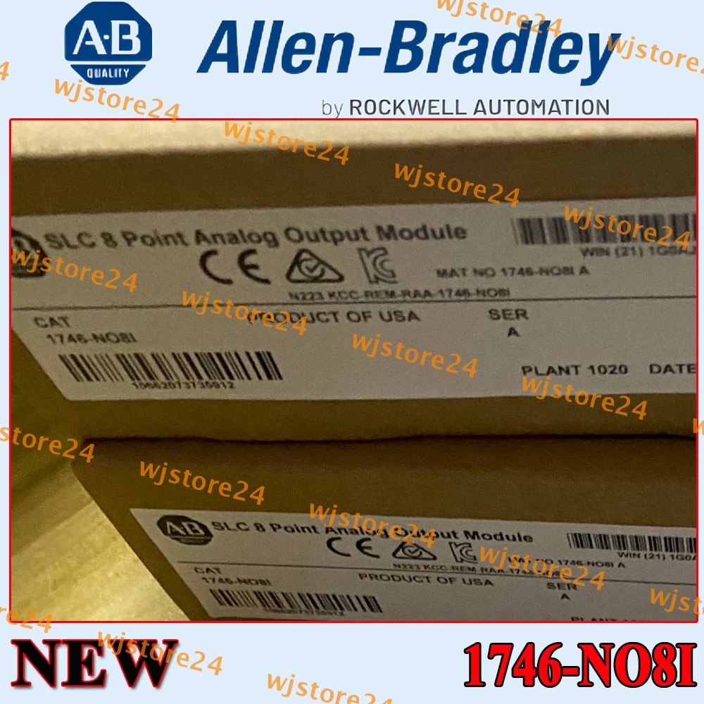 NEW Sealed AB 1746-NO8I SLC 500 8-Channel Analog Input Module