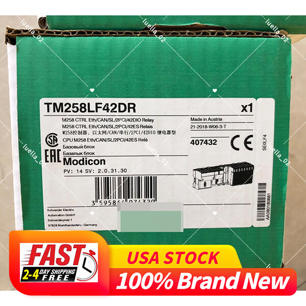 NEW Sealed SCHNEIDER TM258LF42DR PLC Programmable Controller Free Ship
