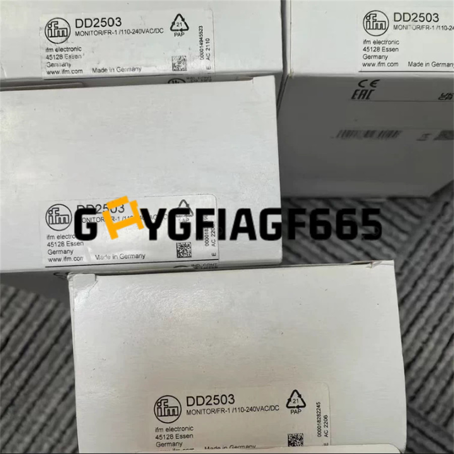 1PCS New IFM DD2503 Speed Monitor Sensor Via DHL or FedEx Free ship us free tax