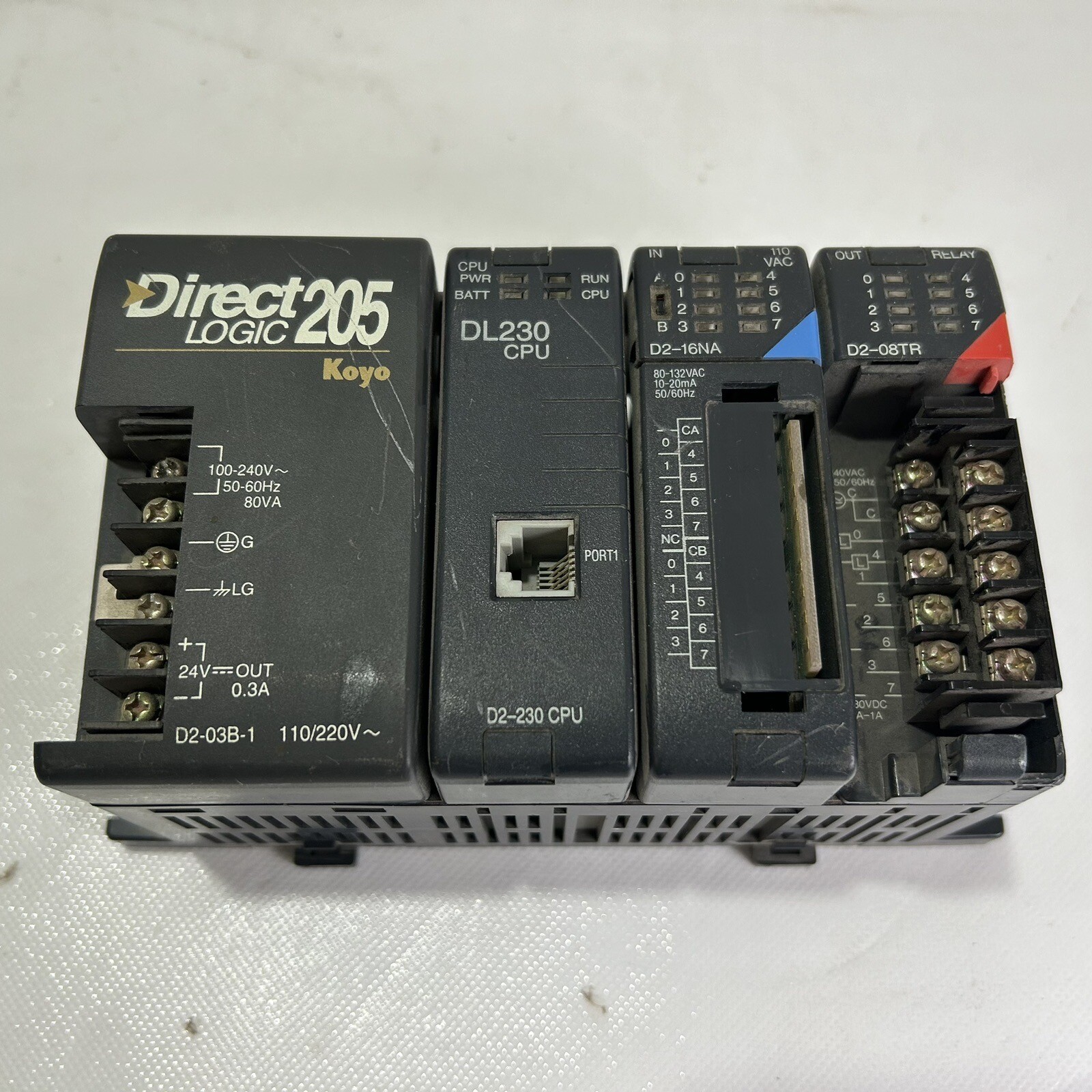 Direct Logic 205 Koyo D2-03B-1 PLC Automation Direct