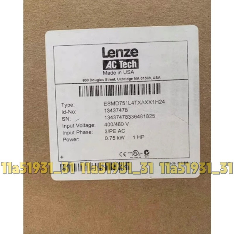 ESMD751L4TXA 1PCS NEW LENZE INVERTER ESMD751L4TXA 075KW 380V Fast shipment#