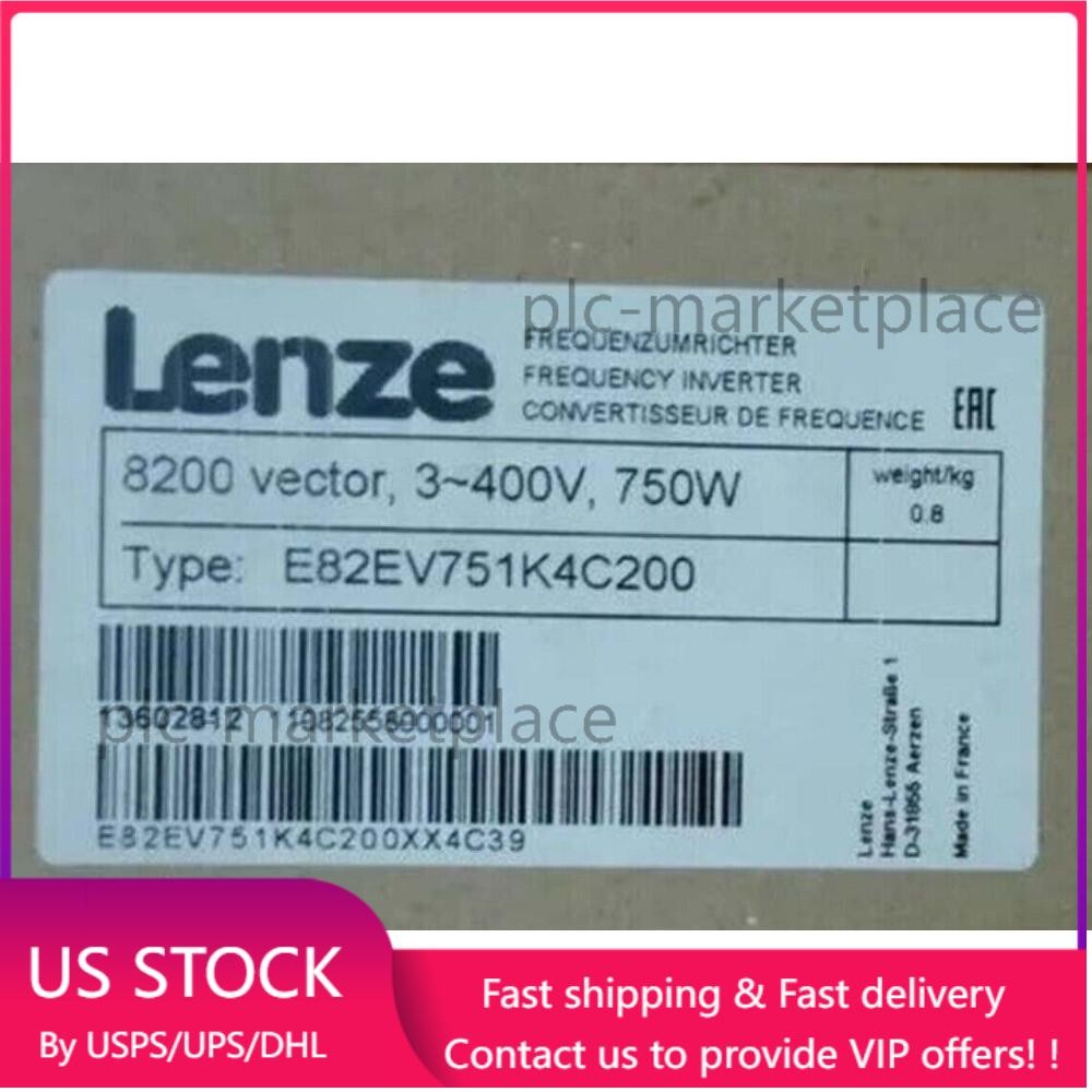 E82EV751K4C200 NEW LENZE E82EV751_4C200 Inverter 8200 Vector 0.75kW