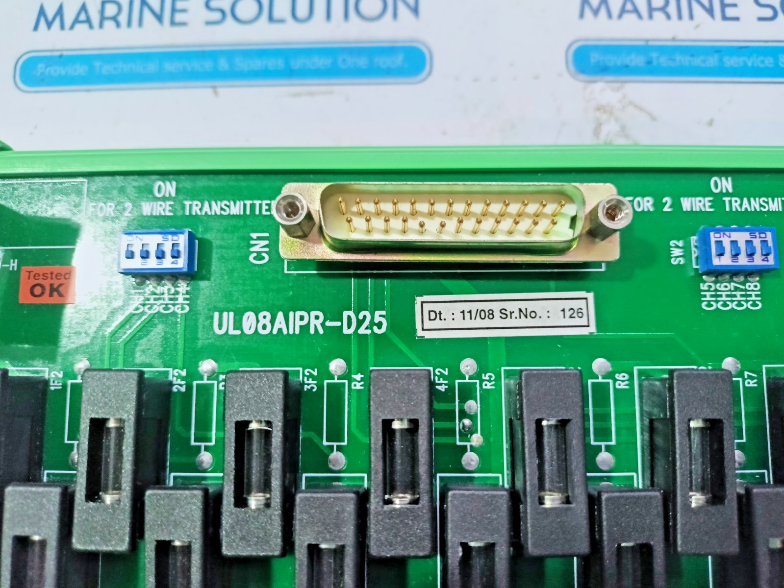 UL Group PLC Interface Board Module 8-Channel 2-Wire Transmitter UL08AIPR-D25