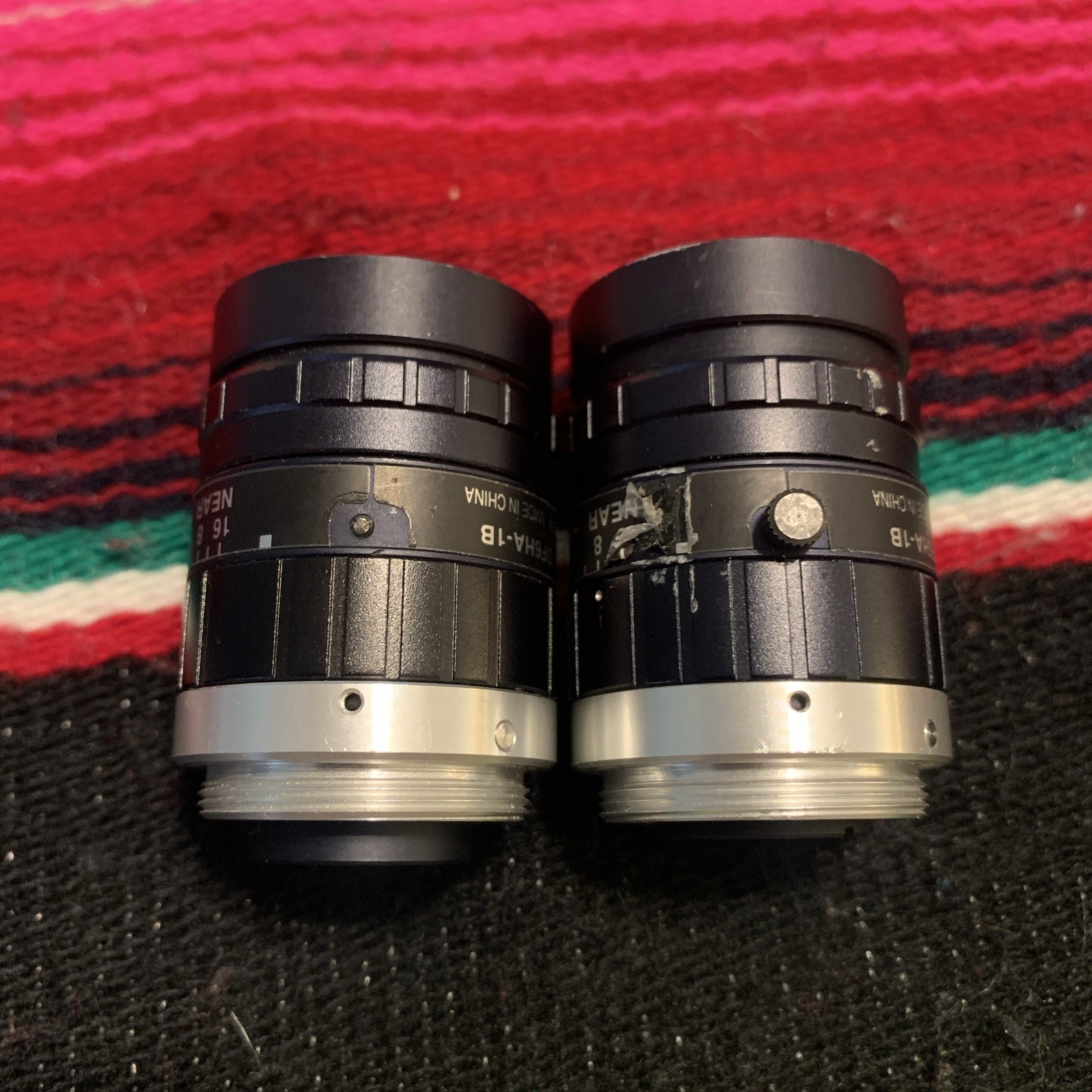 Lot of 2 Fujinon 1:1.2 6mm DF6HA-1B Camera Lens