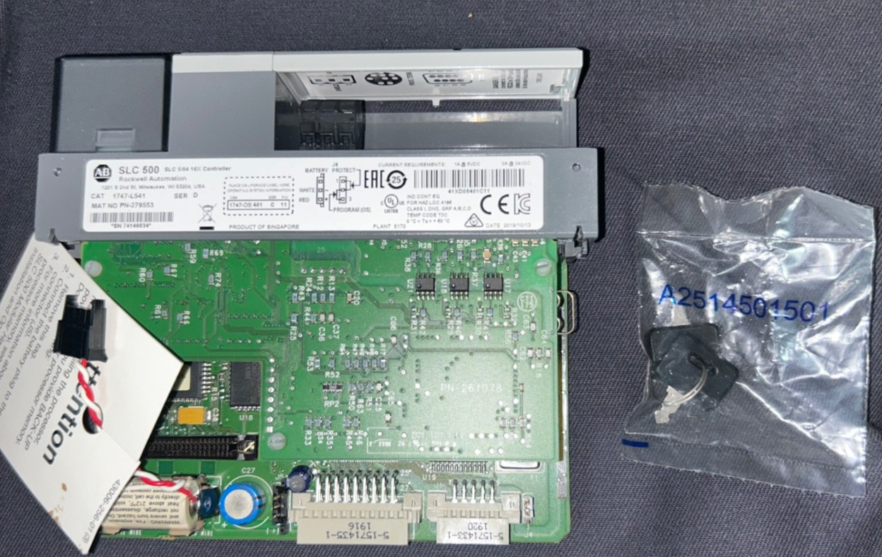 New Allen-Bradley Controller SLC 500 CPU 1747-L541 SER D 16K Memory A-B 279553