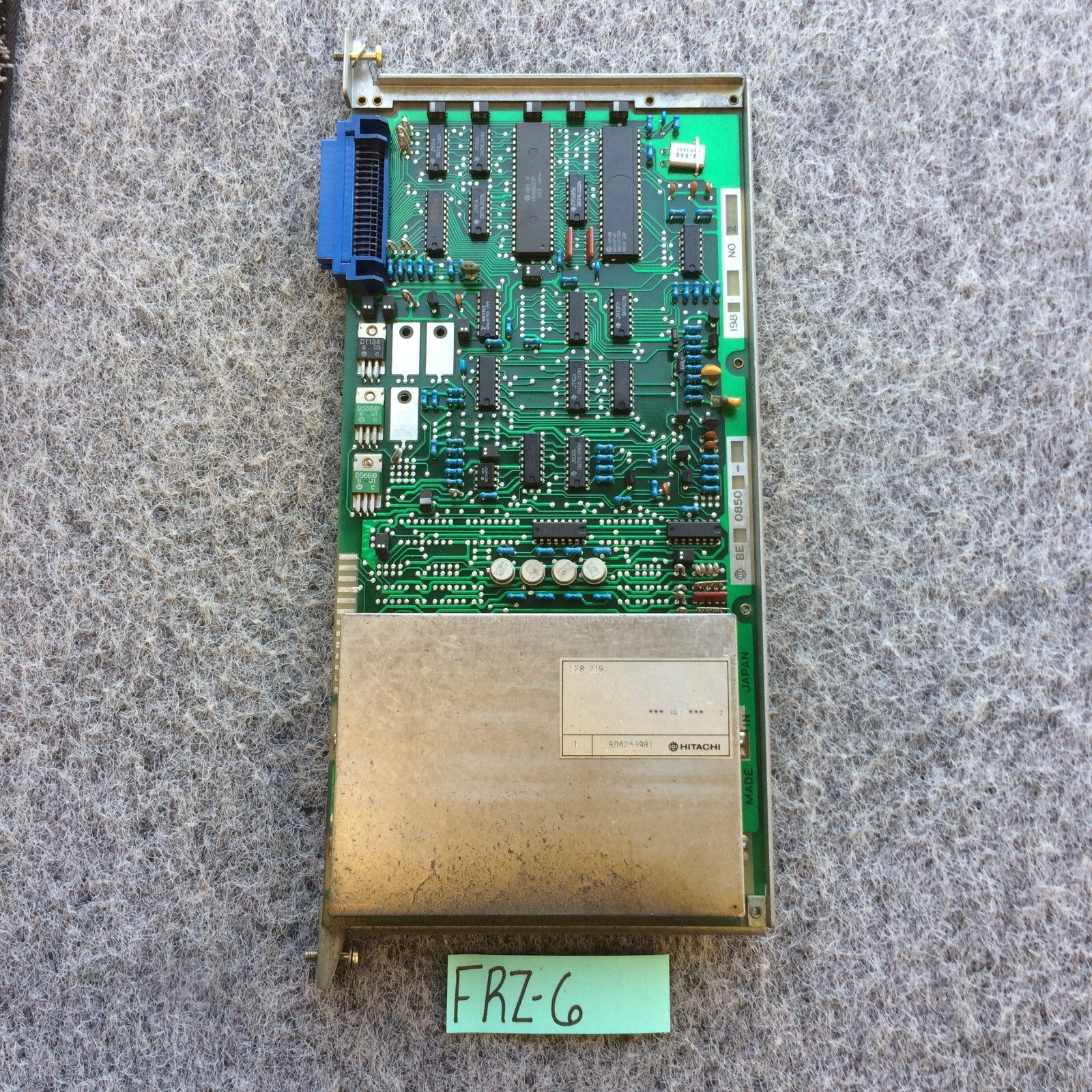 FANUC HITACHI BMU 512-1, A87L-0001-0105 07C CNC MEMORY BOARD 812262681 FE