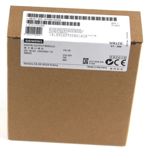 1pcs New SIEMENS 6ES7322-1FH00-0AA0 6ES73221FH000AA0 S7-300, Digital output