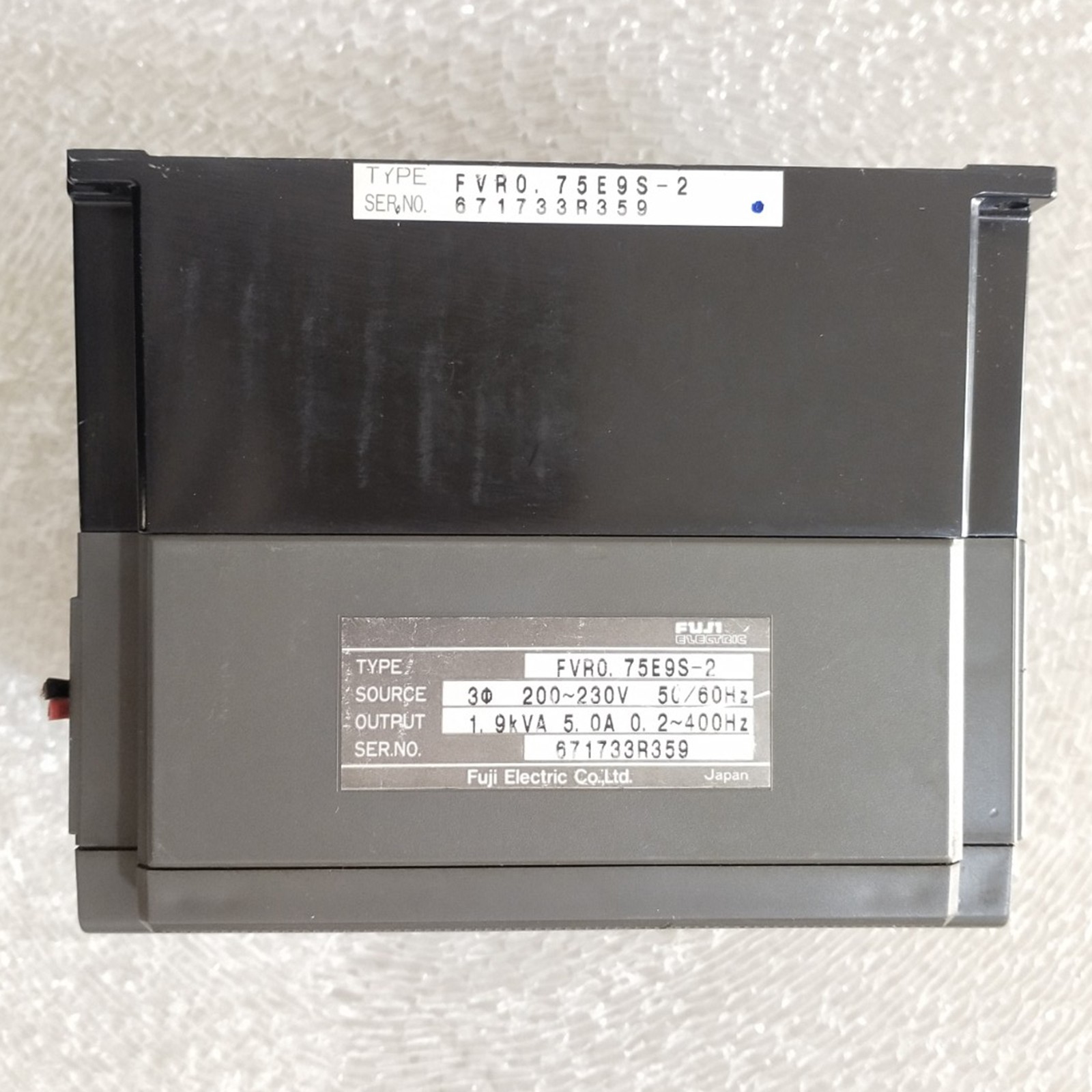 1PS For FUJI FVR0.75E9S-2 0.75KW 220V Inverter Used Free Shipping