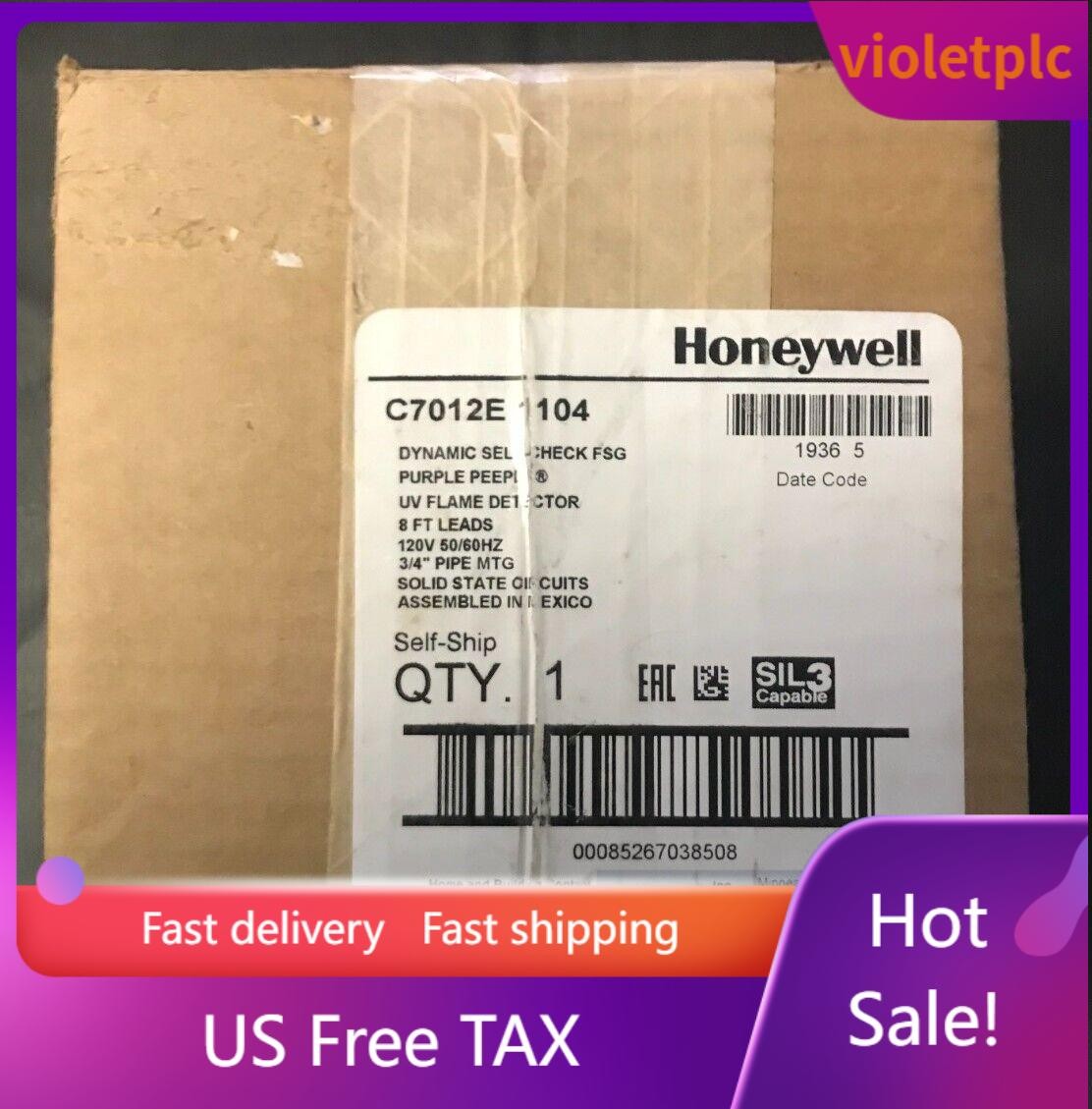 Honeywell C7012E1104 Burner Detector C7012E1104 New Fast Shipping
