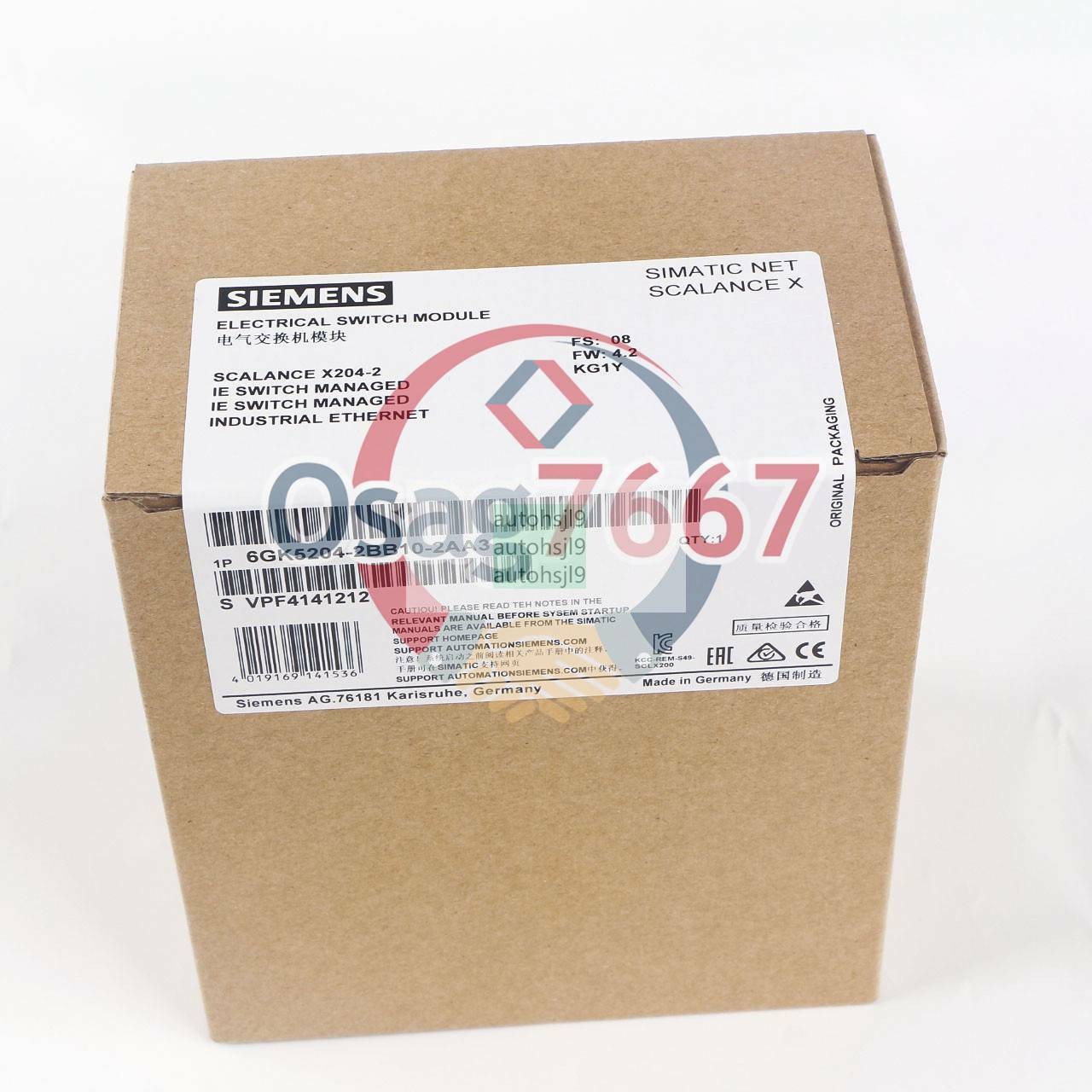 1PC SIEMENS 6GK5204-2BB10-2AA3 6GK5 204-2BB10-2AA3 ETHERNET MODULE NEW