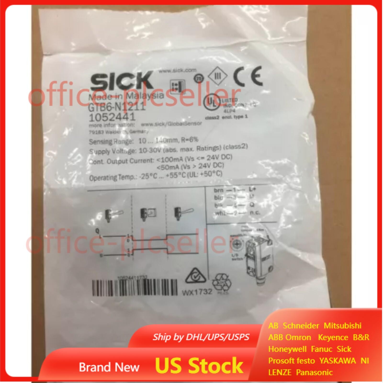New Sick GTB6N1211 1052441 GTB6-N1211 Photoelectric Sensor