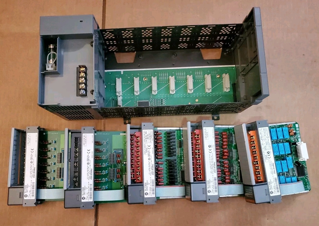 Allen-Bradley Rack 1746-A7 -P2, 1746-IA16 1746-IV8 1746-OA16 1746-OW16 1746-IB8