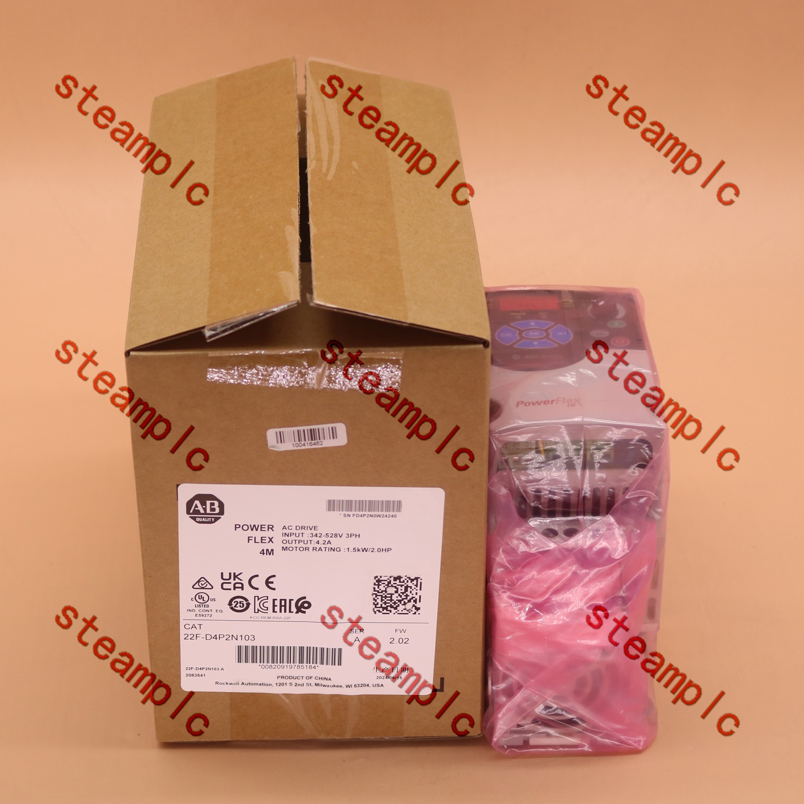 New 22F-D4P2N103 Three-Phase 380V/1.5KW 22F-D4P2N103 SPOT STOCK#RX