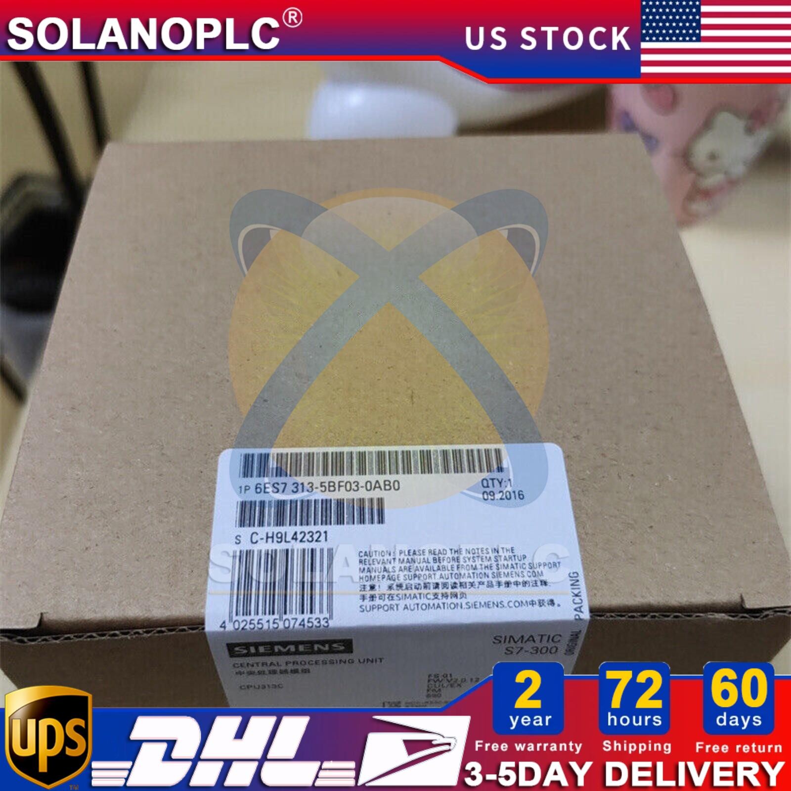 New Siemens 6ES7313-5BF03-0AB0 6ES7 313-5BF03-0AB0 YEAR WARRANTY US FREE TAX