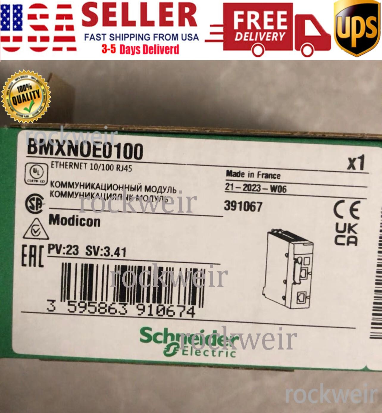 BMXNOE0100 100% PLC module controller, free of shipping US Free TAX