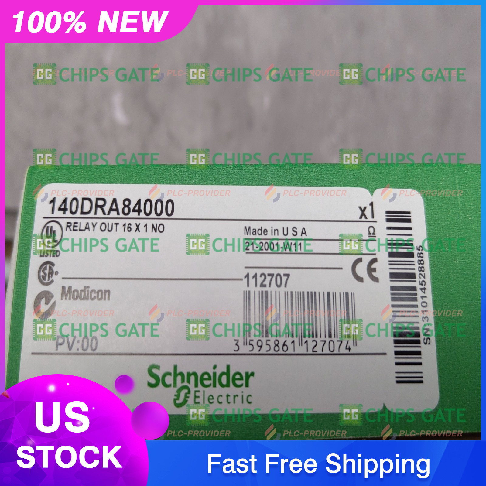 1PCS Schneider PLC Output Module 140DRA84000 New In Box Fast Ship
