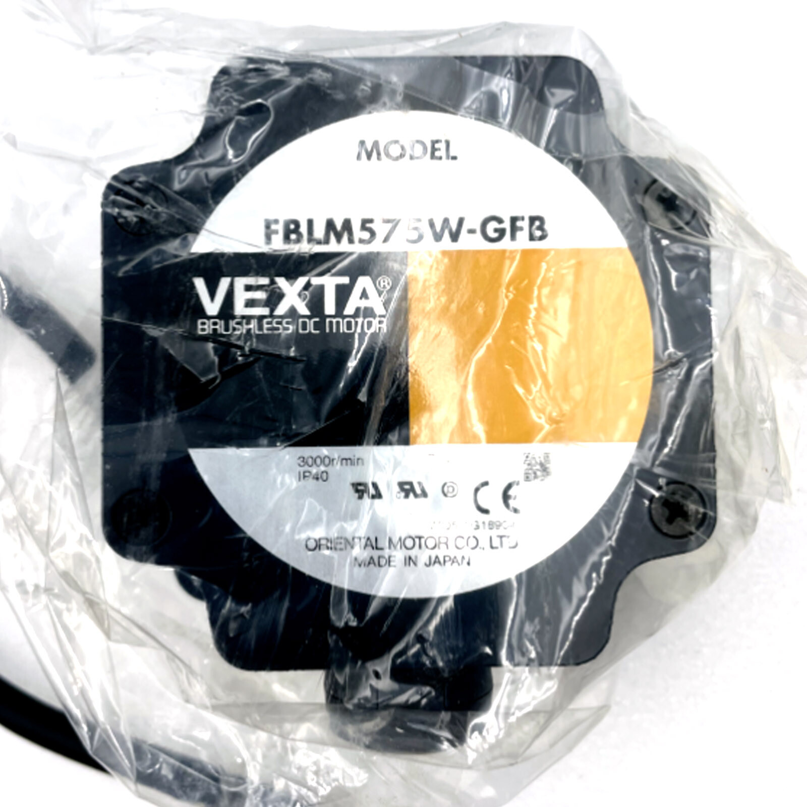 New In Box Vexta FBLM575W-GFB PLC Brushless DC Speed Control Motor System