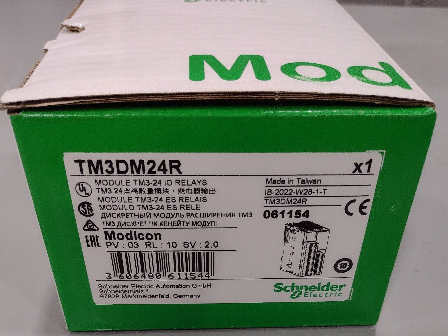 1PCS Brand New TM3DM24R Schneider TM3DM24R Fast shipment
