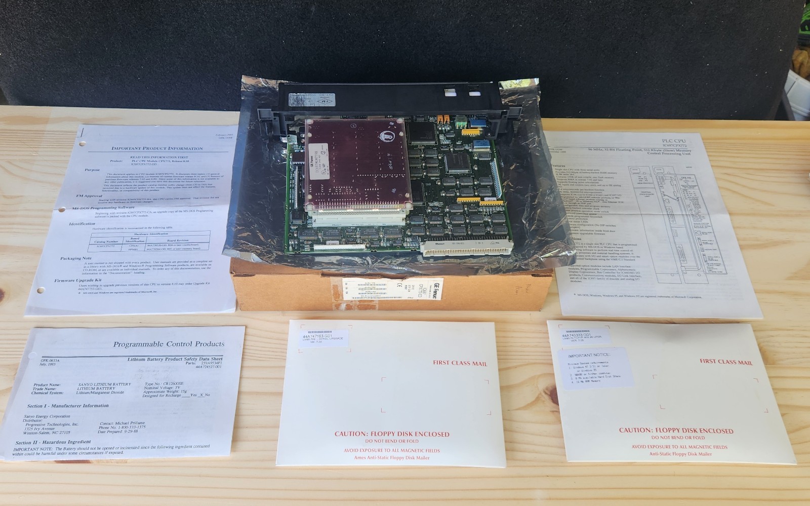 GE Fanuc IC697CPX772-ED | IC697CPX772 CPX772 90-70 CPU Processor 512K Mem. NSMP