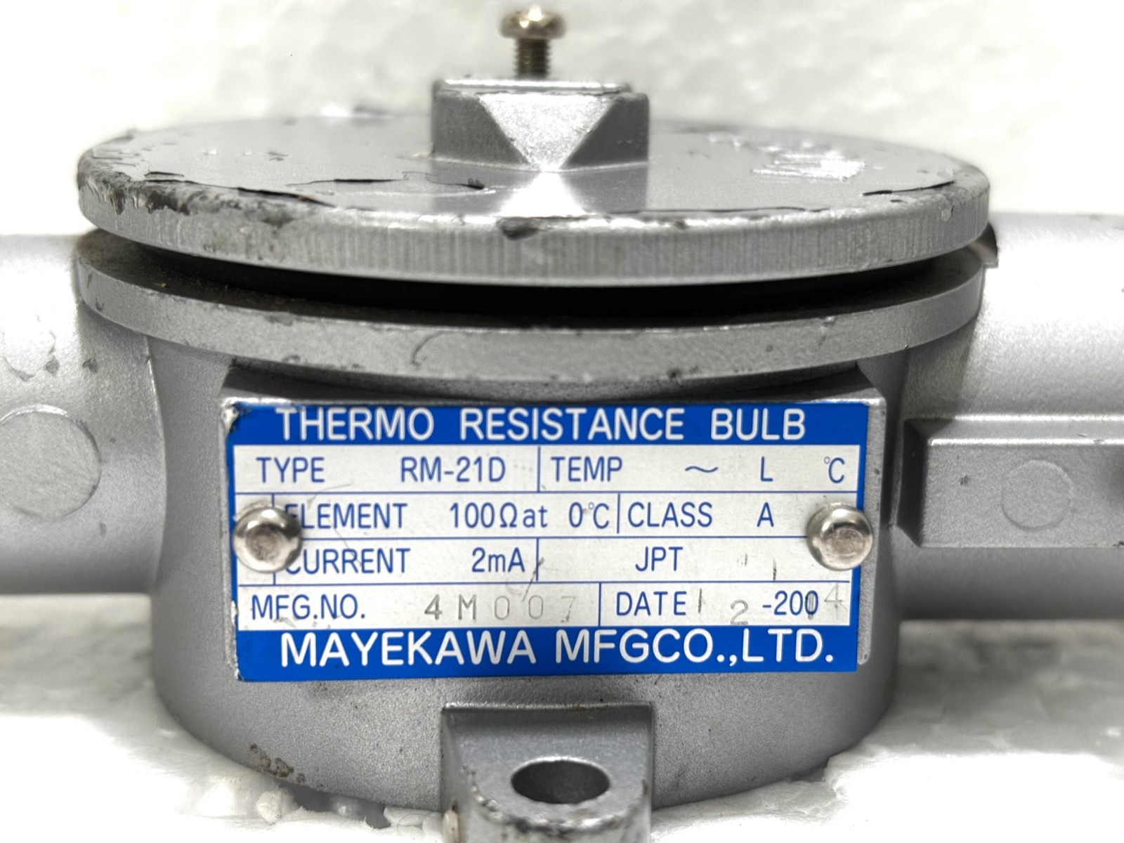 Mayekawa RM-21D Thermo Resistance Bulb