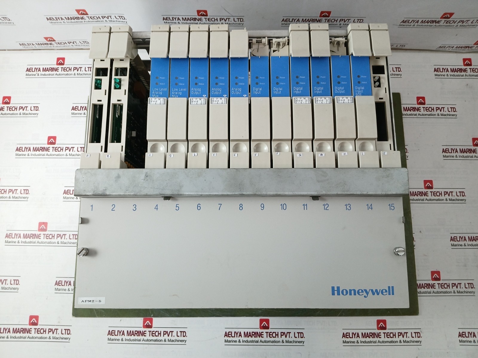 HONEYWELL 51402599-100 15 Slot I/O Backplane System 51304754-100 MU-PLAM02