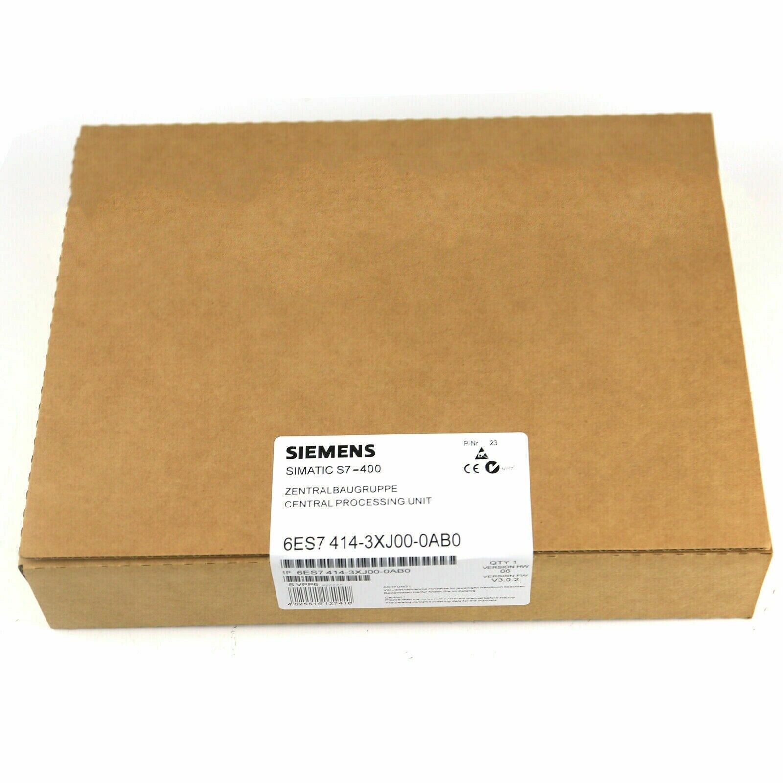 6ES7 414-3XJ00-0AB0 NEW SIEMENSSIMATIC S7-400 CPU 414-3 Unit 6ES7414-3XJ00-0AB0